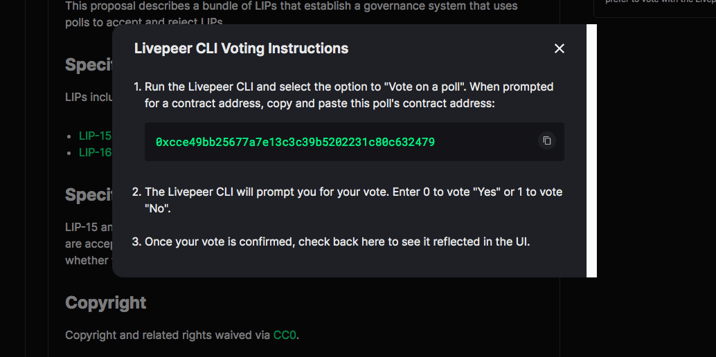 LivepeerCLIVoteInstructions